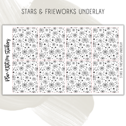 Stars & Fireworks Underlay