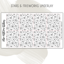 Load image into Gallery viewer, Stars &amp; Fireworks Underlay
