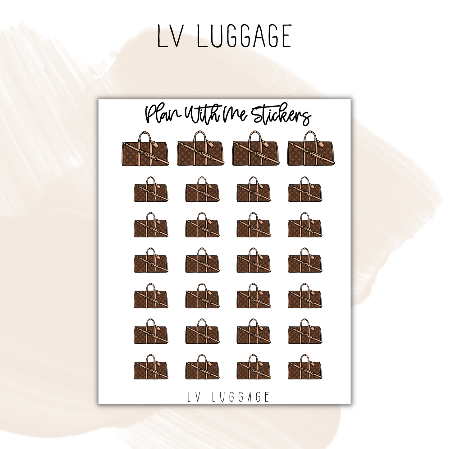 LV Luggage | Doodles