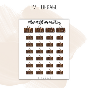 LV Luggage | Doodles