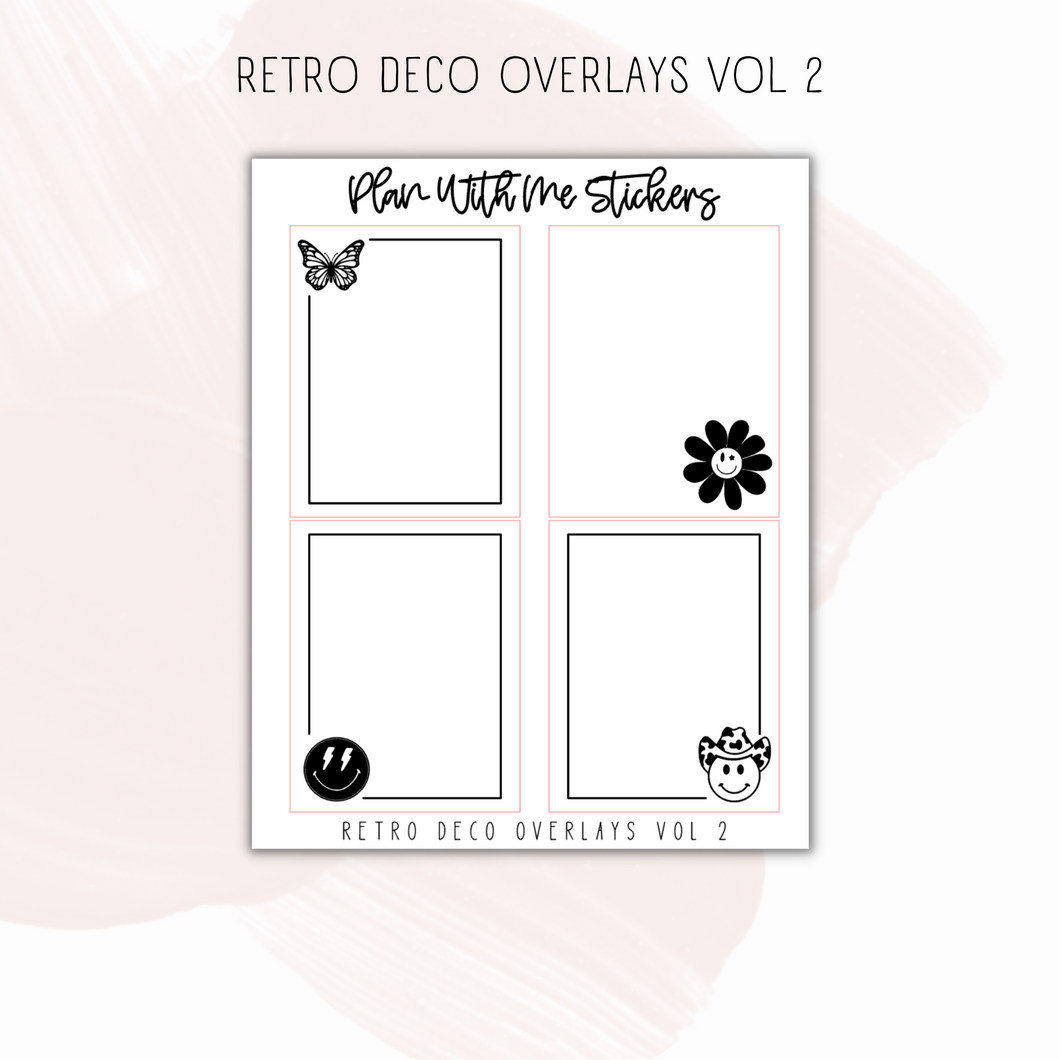 Retro Deco Overlays Vol 2