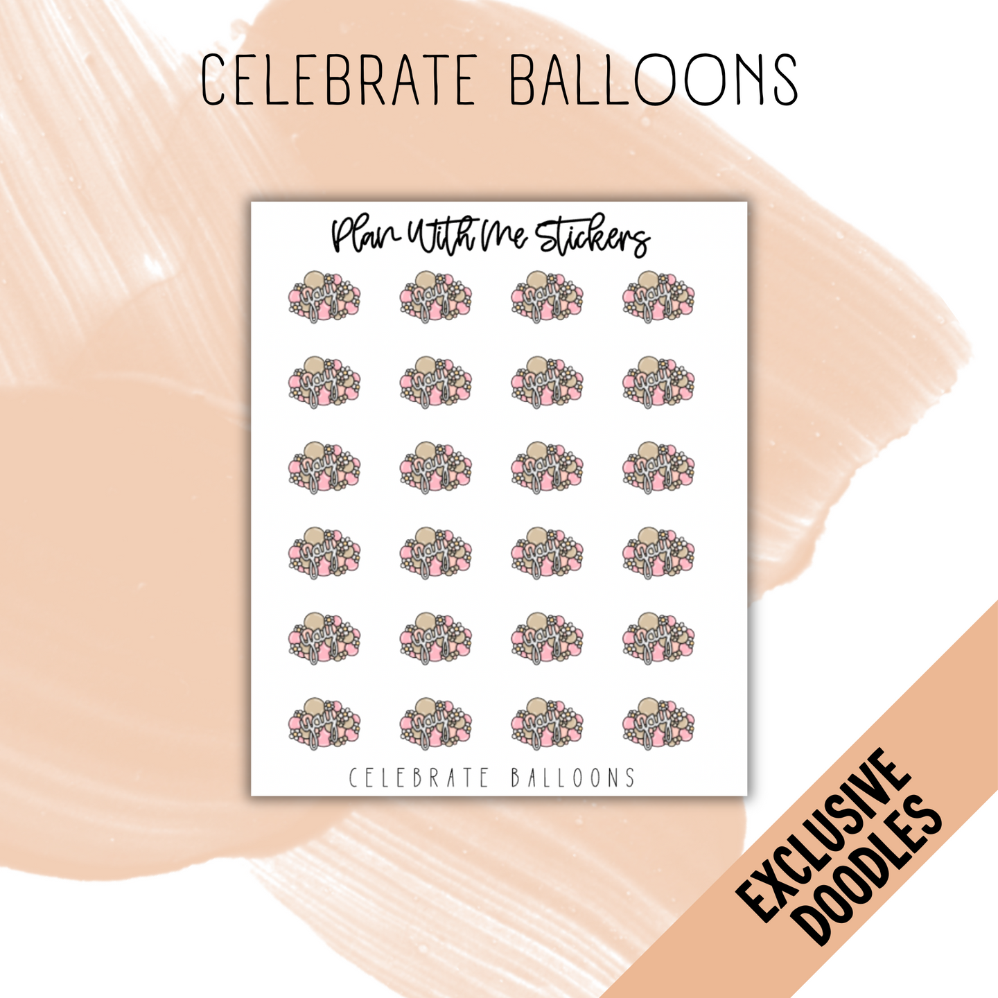 Celebrate Balloons | Doodles