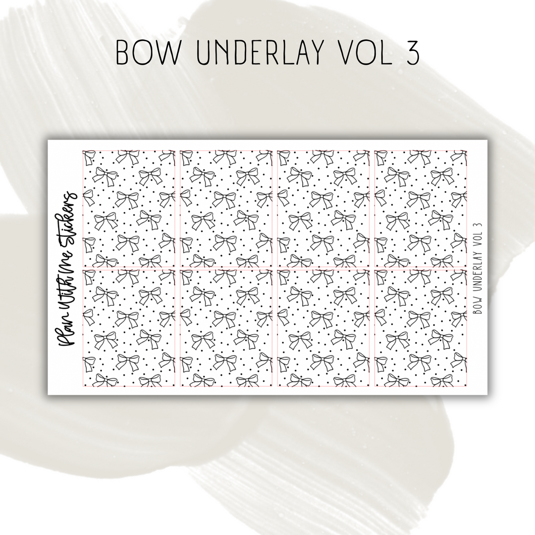 Bow Underlay Vol 3