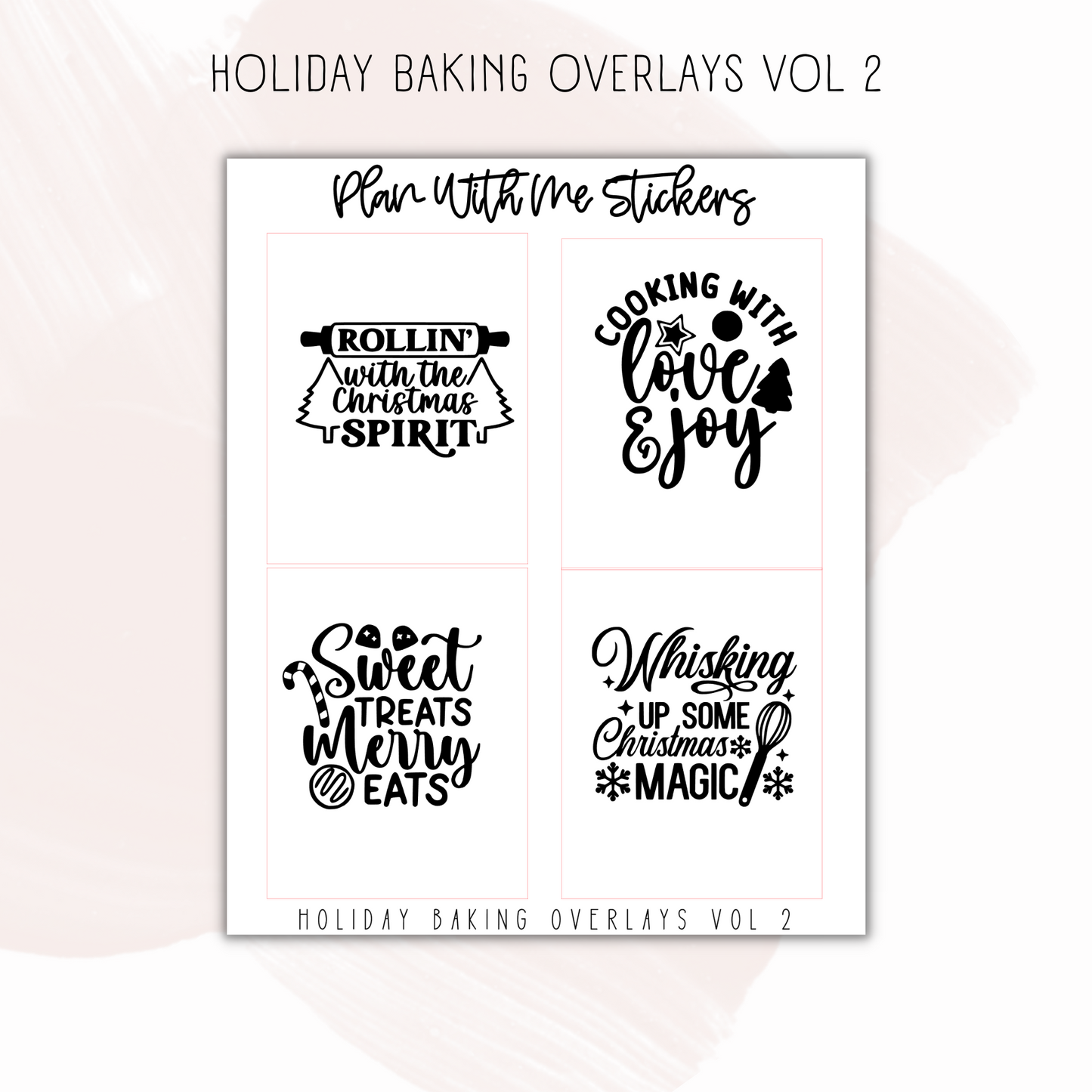 Holiday Baking Overlays Vol 2