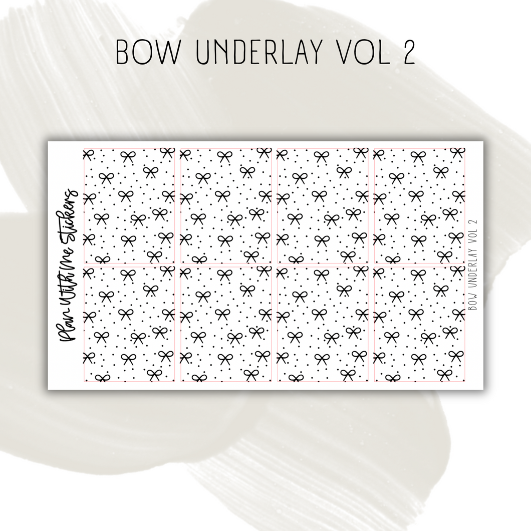 Bow Underlay Vol 2