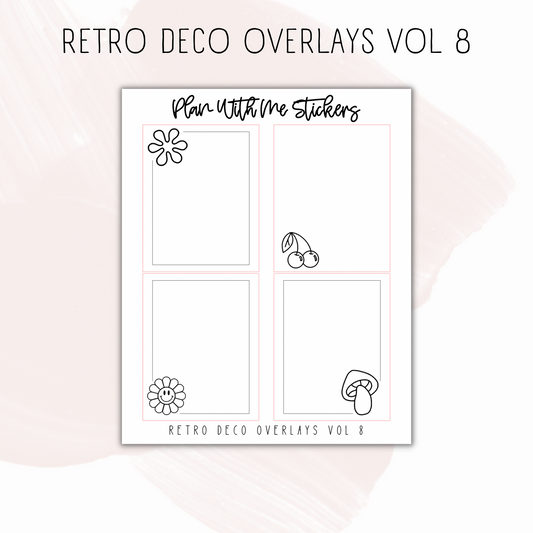 Retro Deco Overlays Vol 8