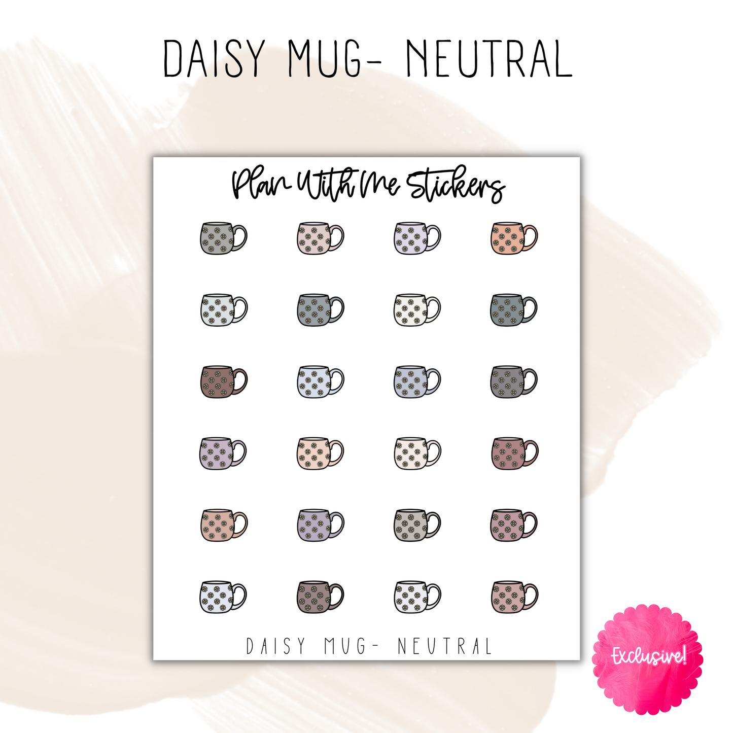 Daisy Mug | Doodles