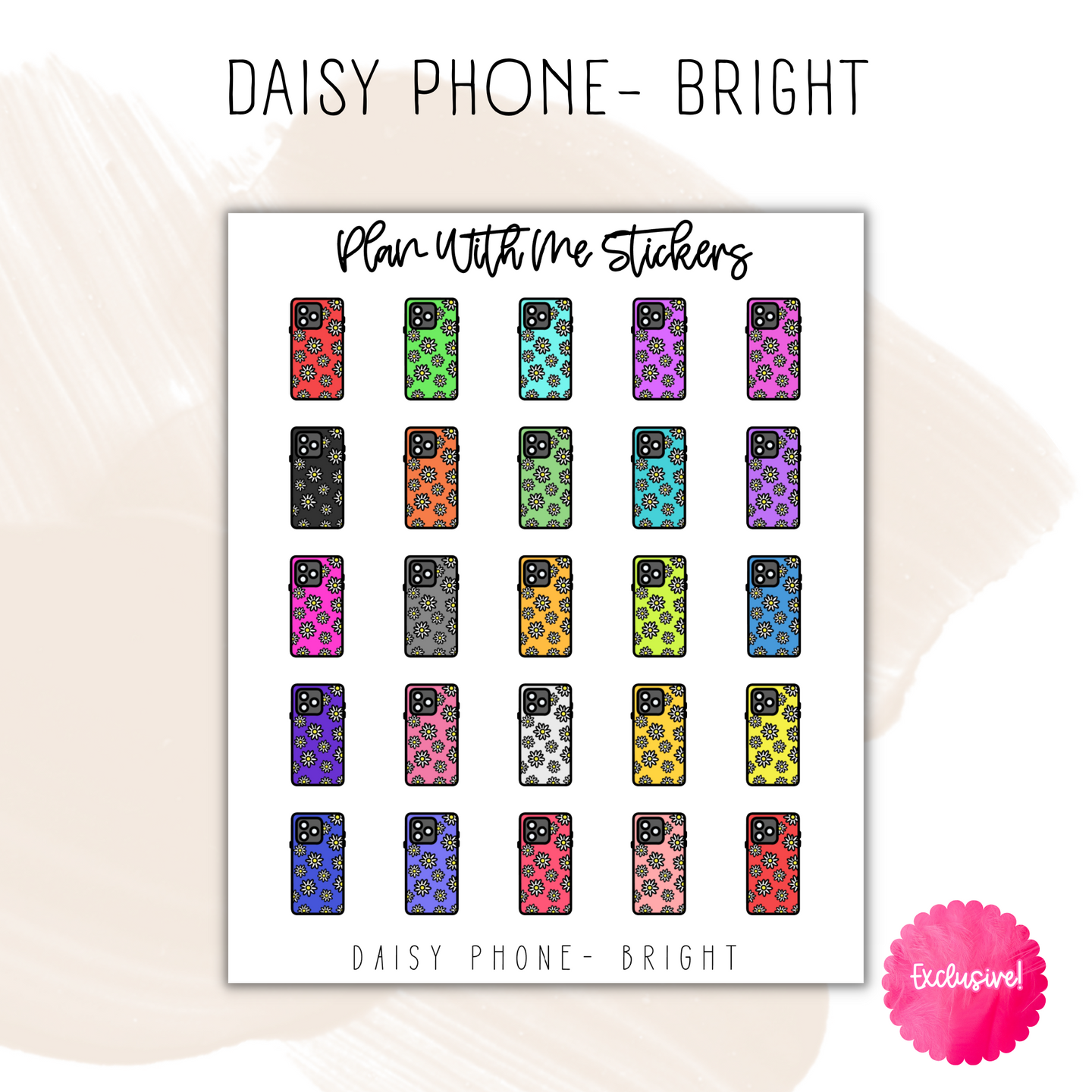 Daisy Phone | Doodles