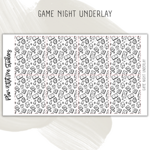 Game Night Underlay