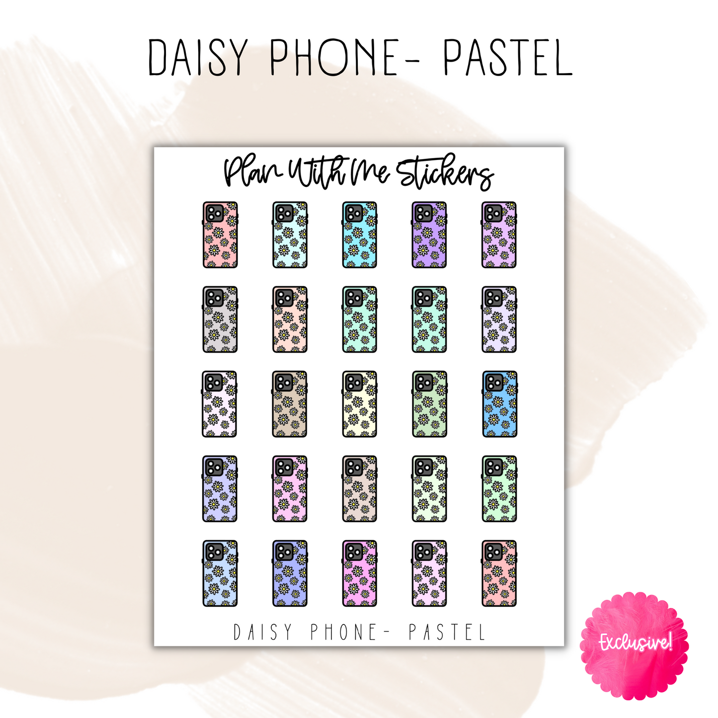 Daisy Phone | Doodles