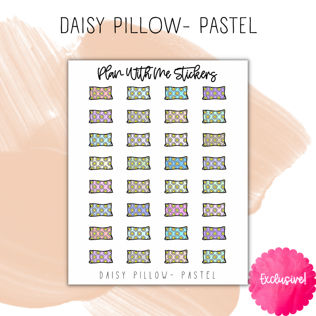 Daisy Pillow | Doodles