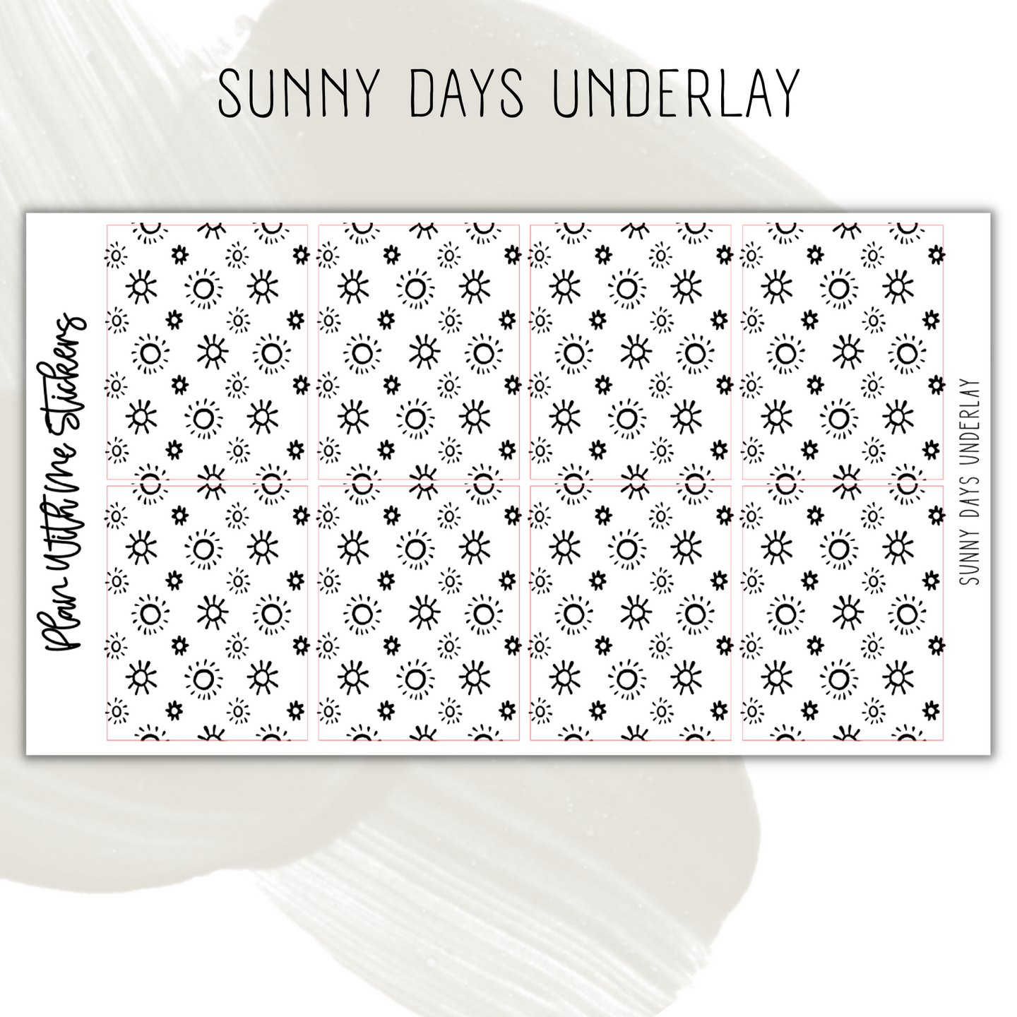 Sunny Days Underlay