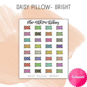 Daisy Pillow | Doodles