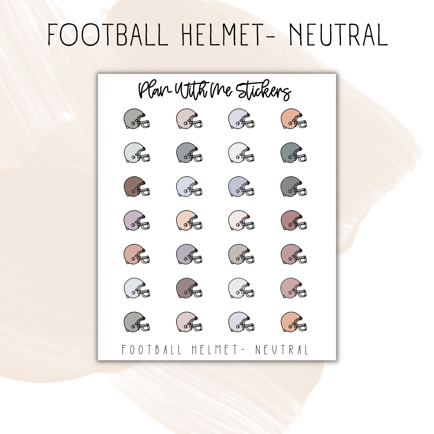 Football Helmet | Doodles