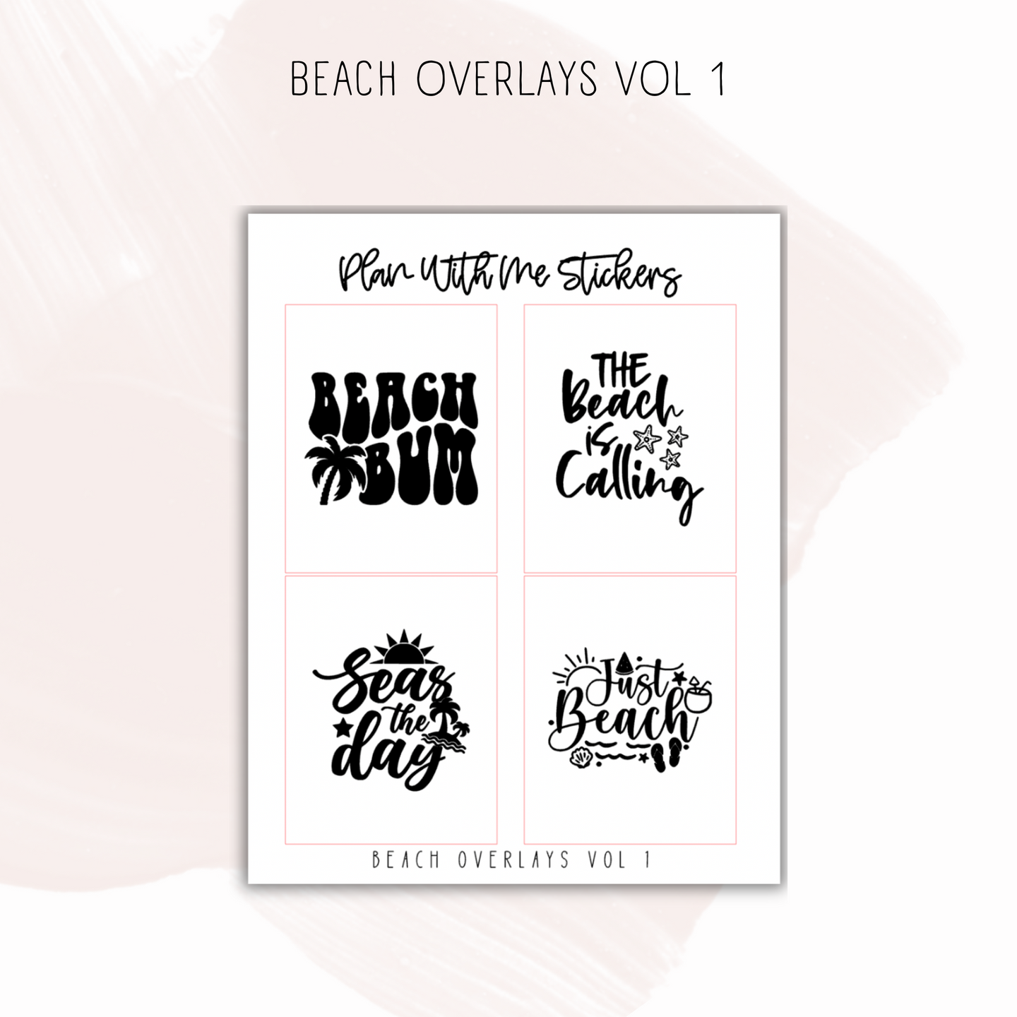 Beach Overlays Vol 1