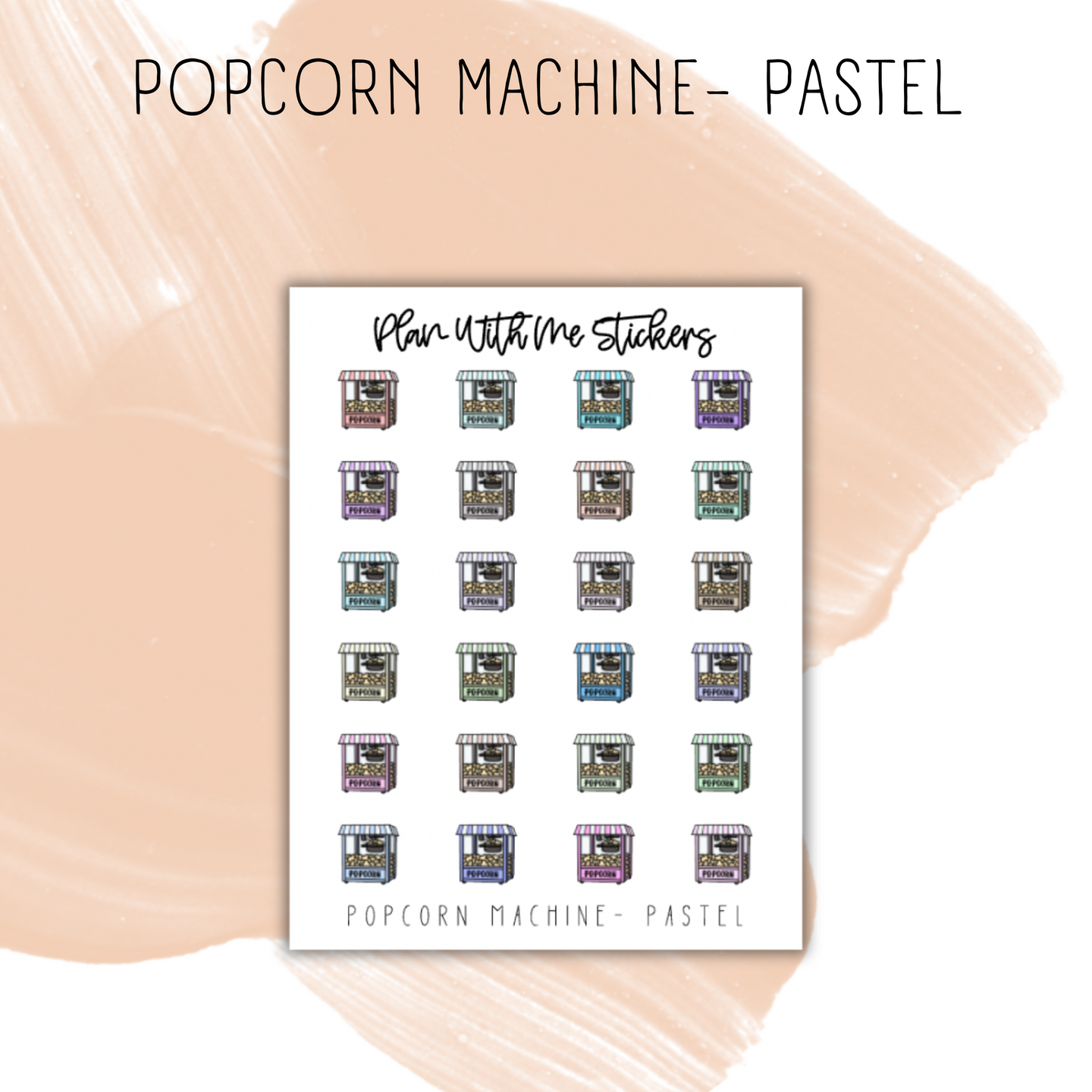 Popcorn Machine | Doodles