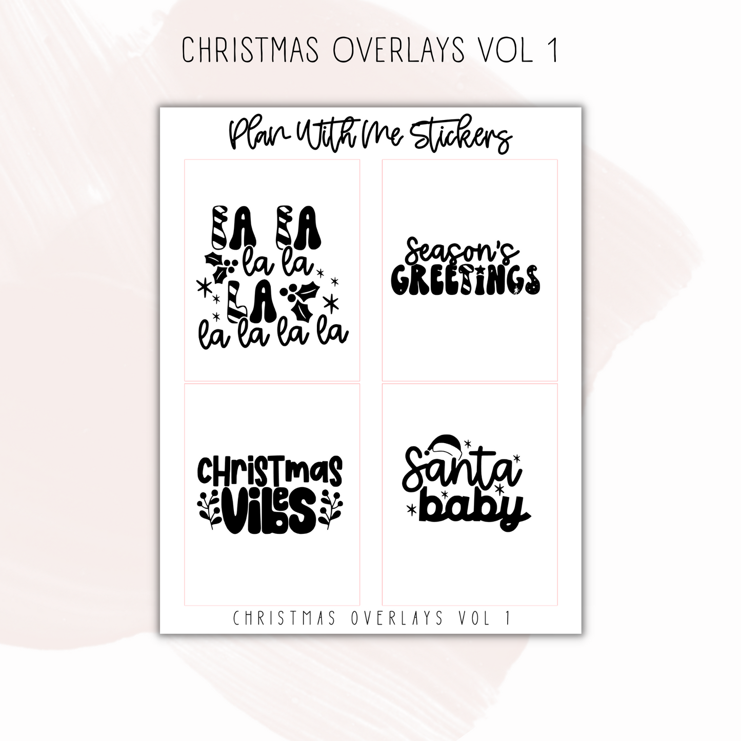 Christmas Overlays Vol 1