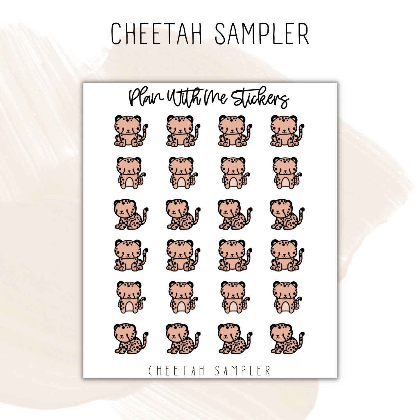 Cheetah Sampler | Doodles