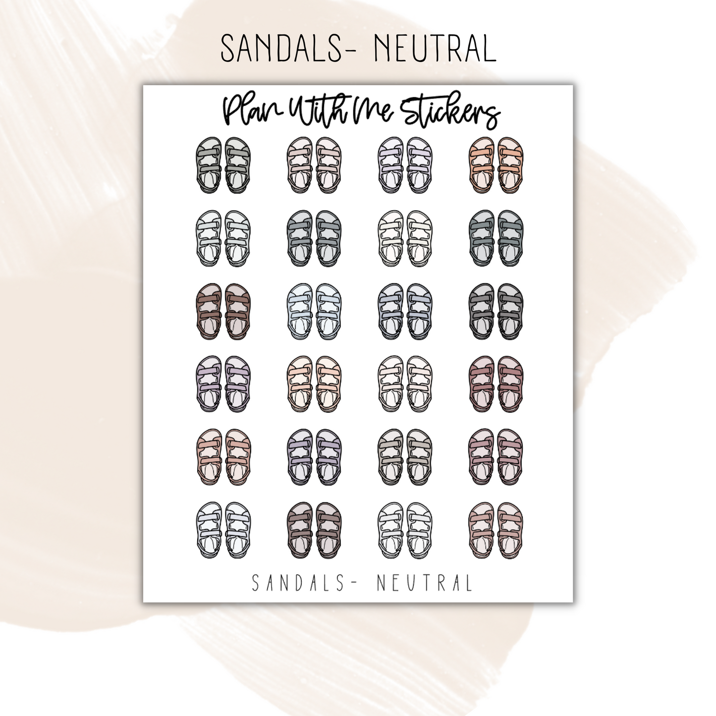 Sandals | Doodles