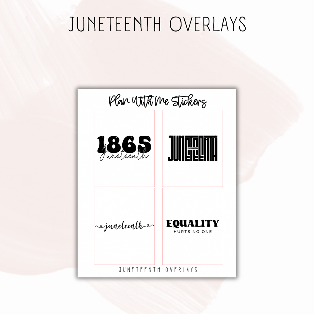 Juneteenth Overlays