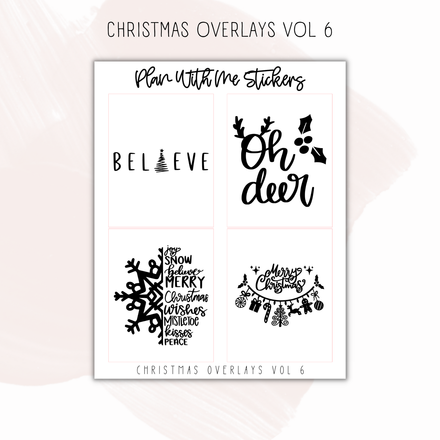 Christmas Overlays Vol 6