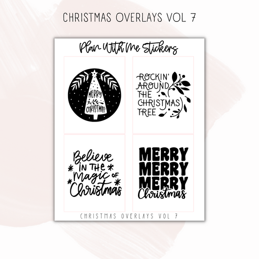 Christmas Overlays Vol 7