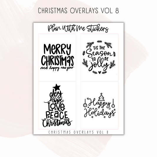 Christmas Overlays Vol 8