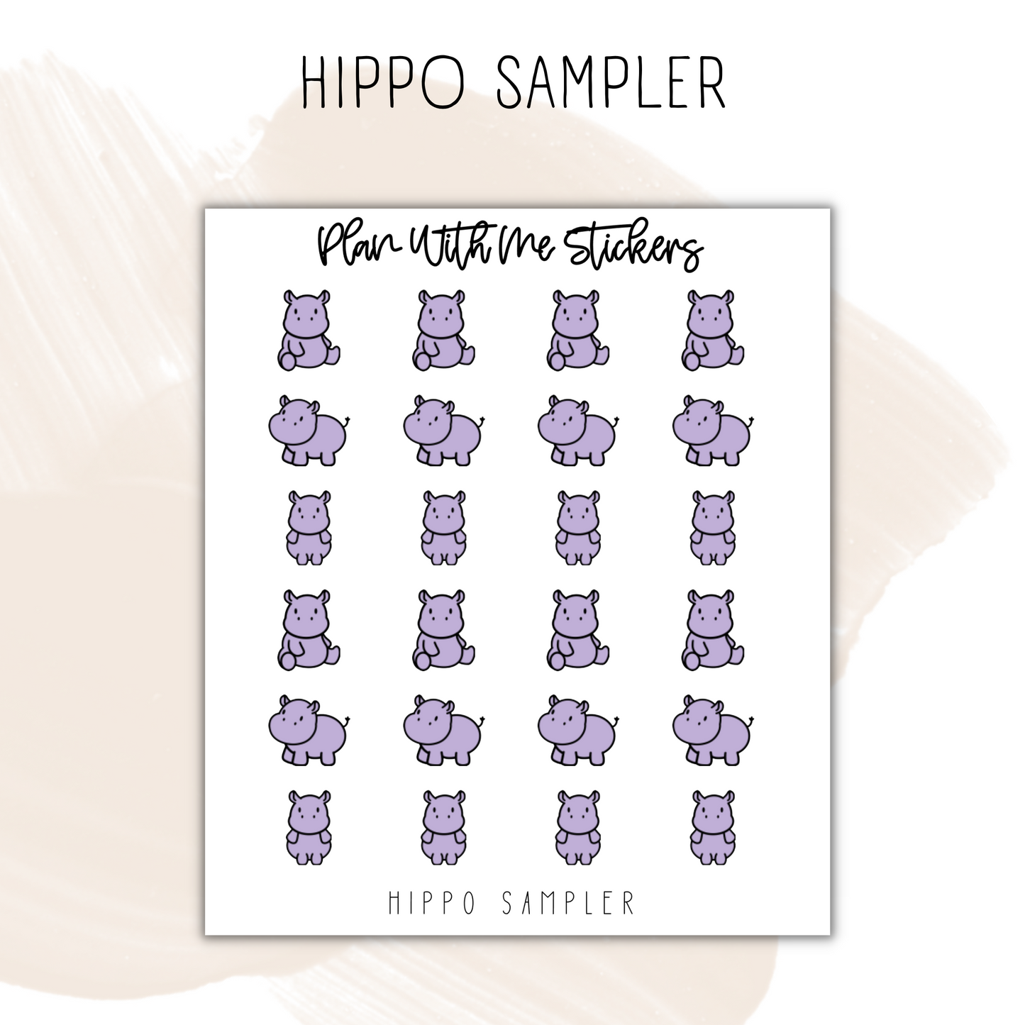 Hippo Sampler | Doodles