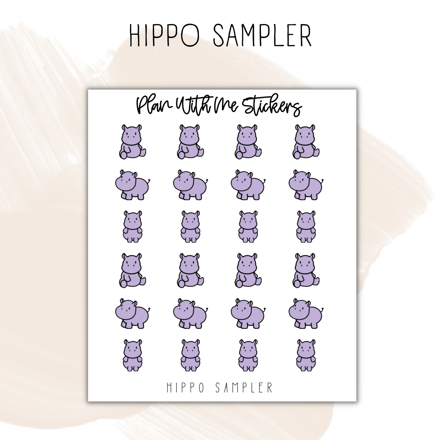 Hippo Sampler | Doodles