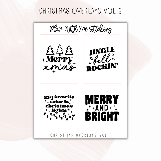 Christmas Overlays Vol 9