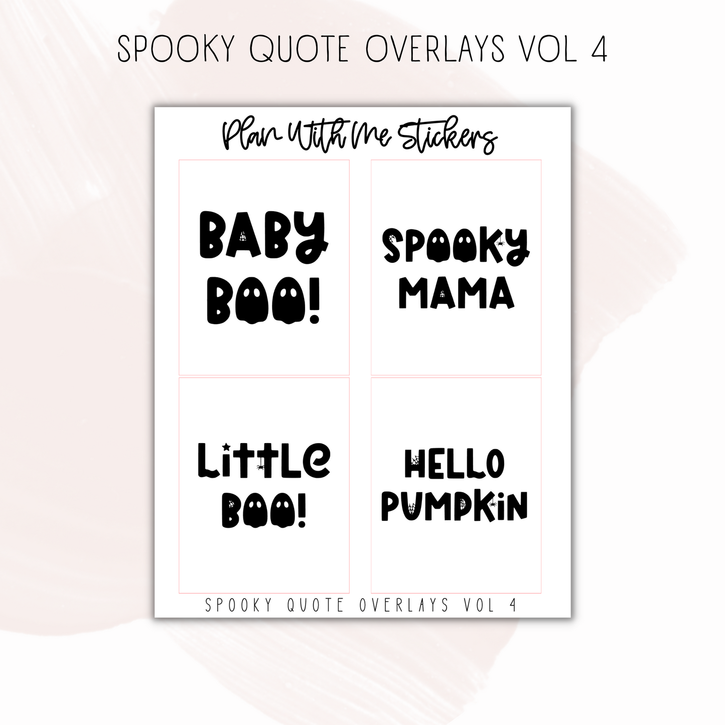 Spooky Quote Overlays Vol 4