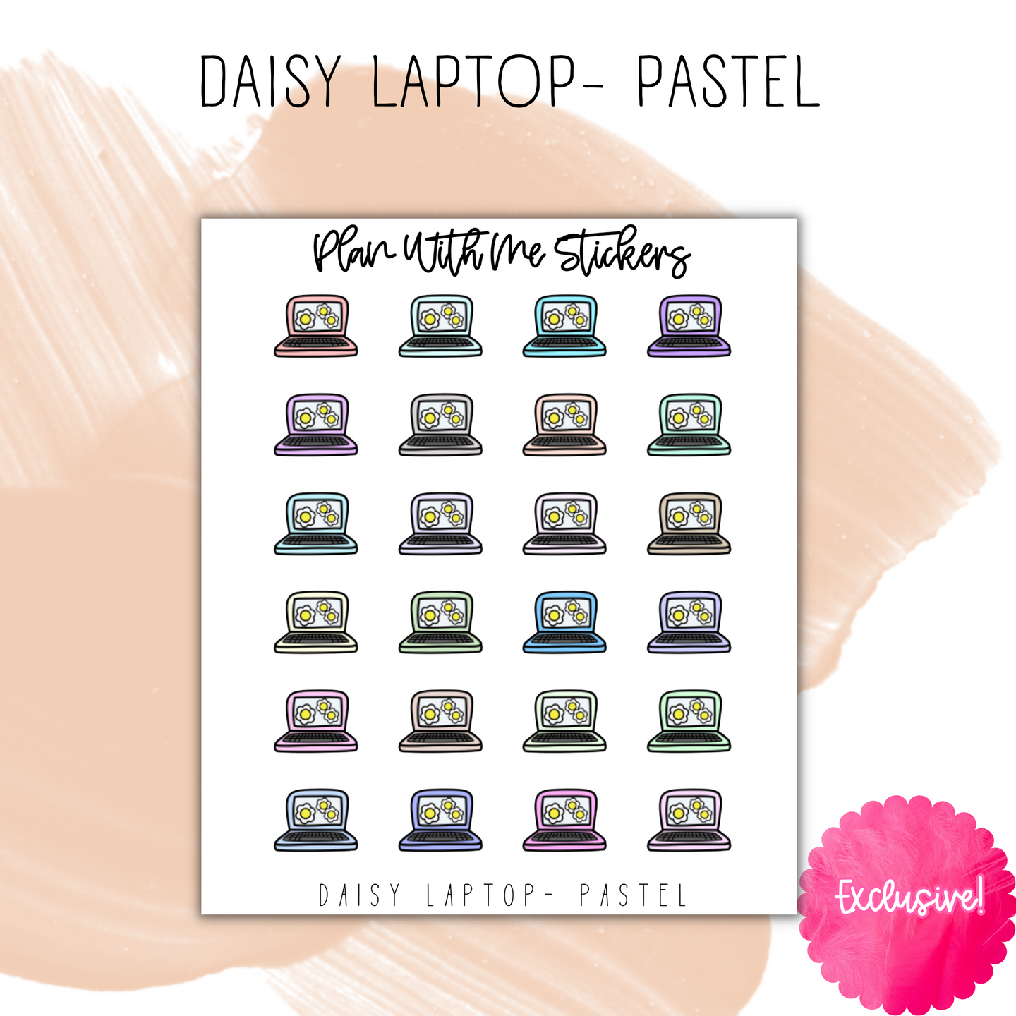 Daisy Laptop | Doodles