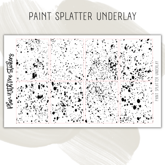 Paint Splatter Underlay