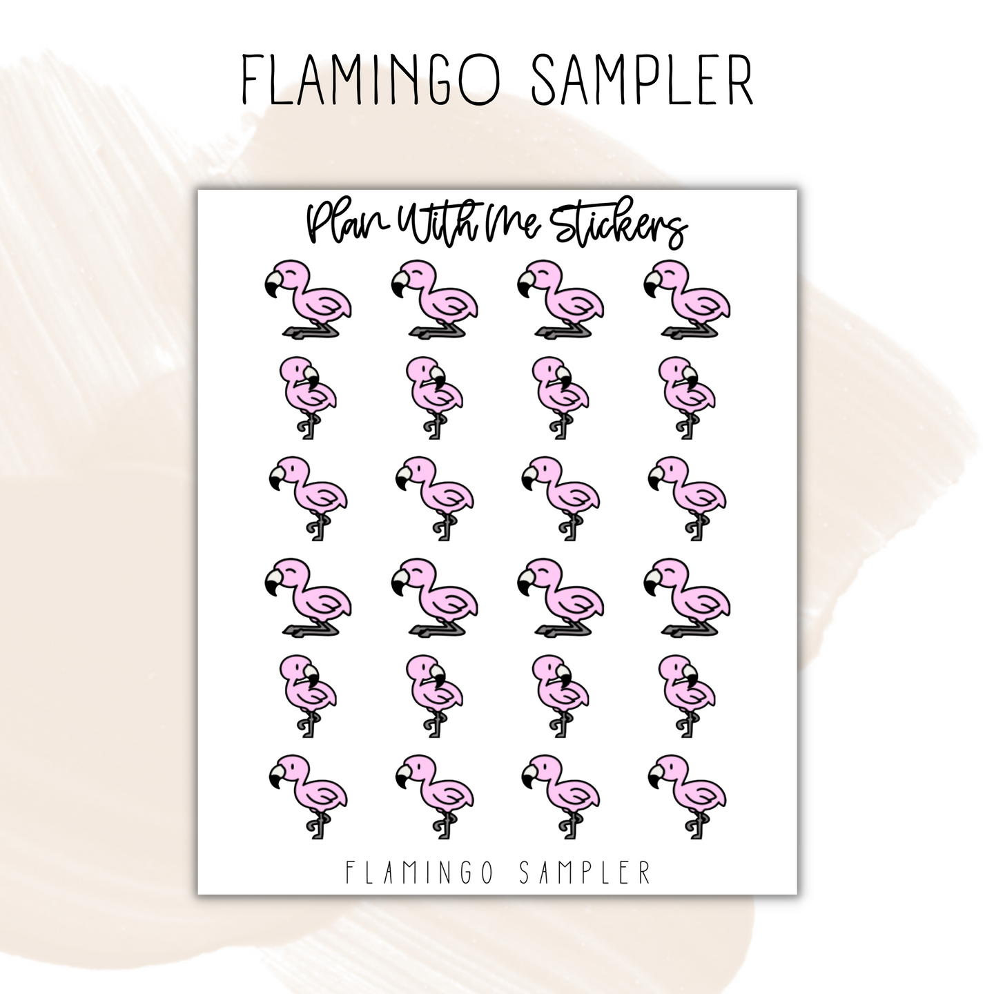 Flamingo Sampler | Doodles