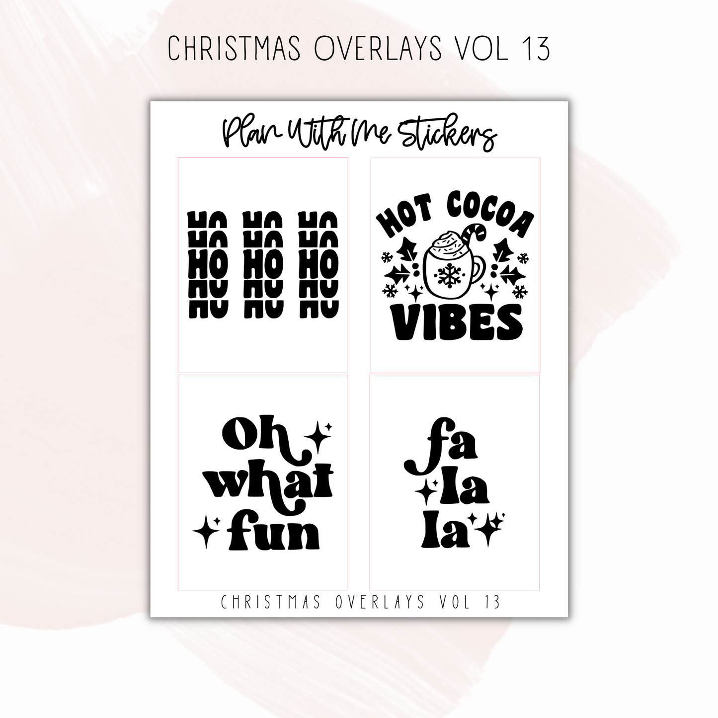Christmas Overlays Vol 13