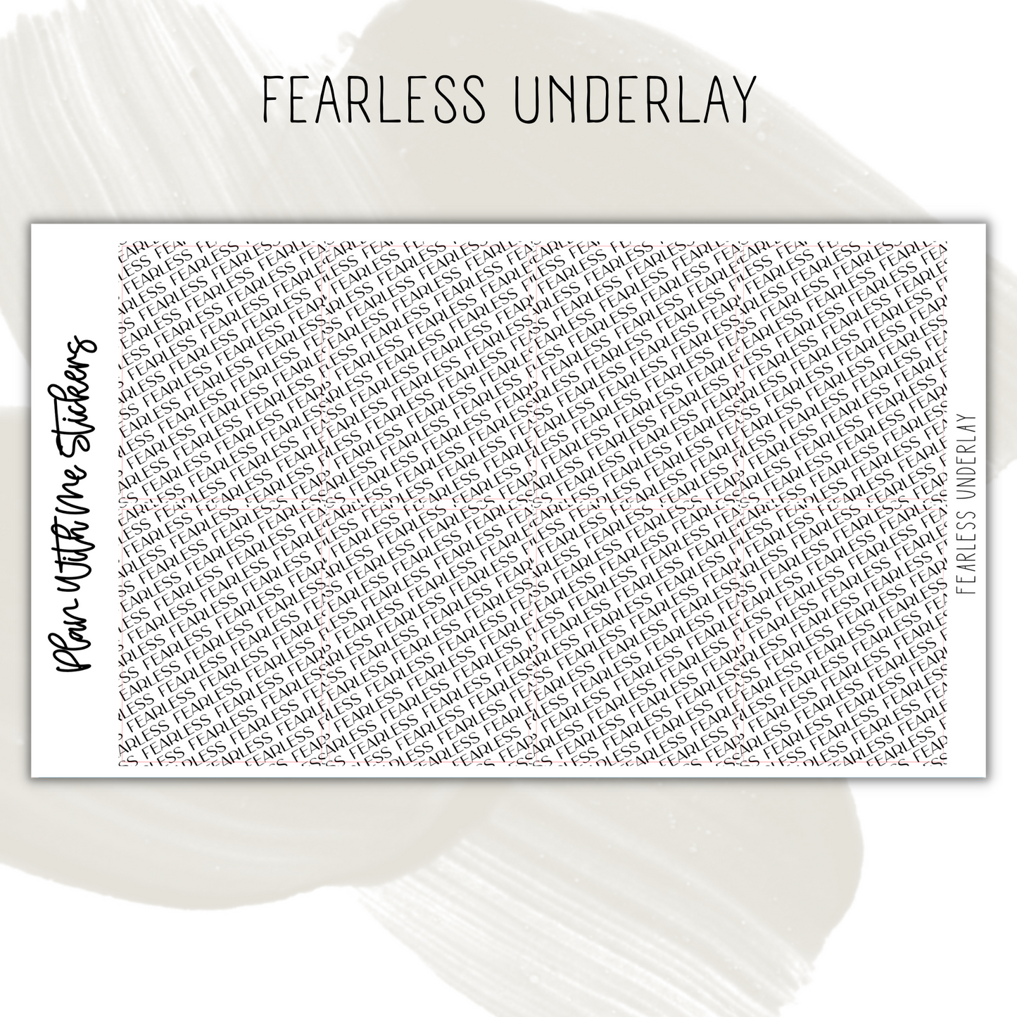 Fearless Underlay