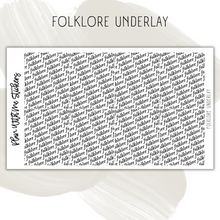 Load image into Gallery viewer, Folklore Underlay
