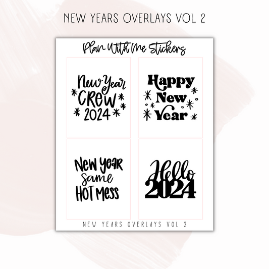 New Years Overlays Vol 2