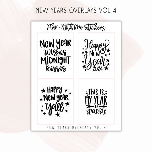 New Years Overlays Vol 4