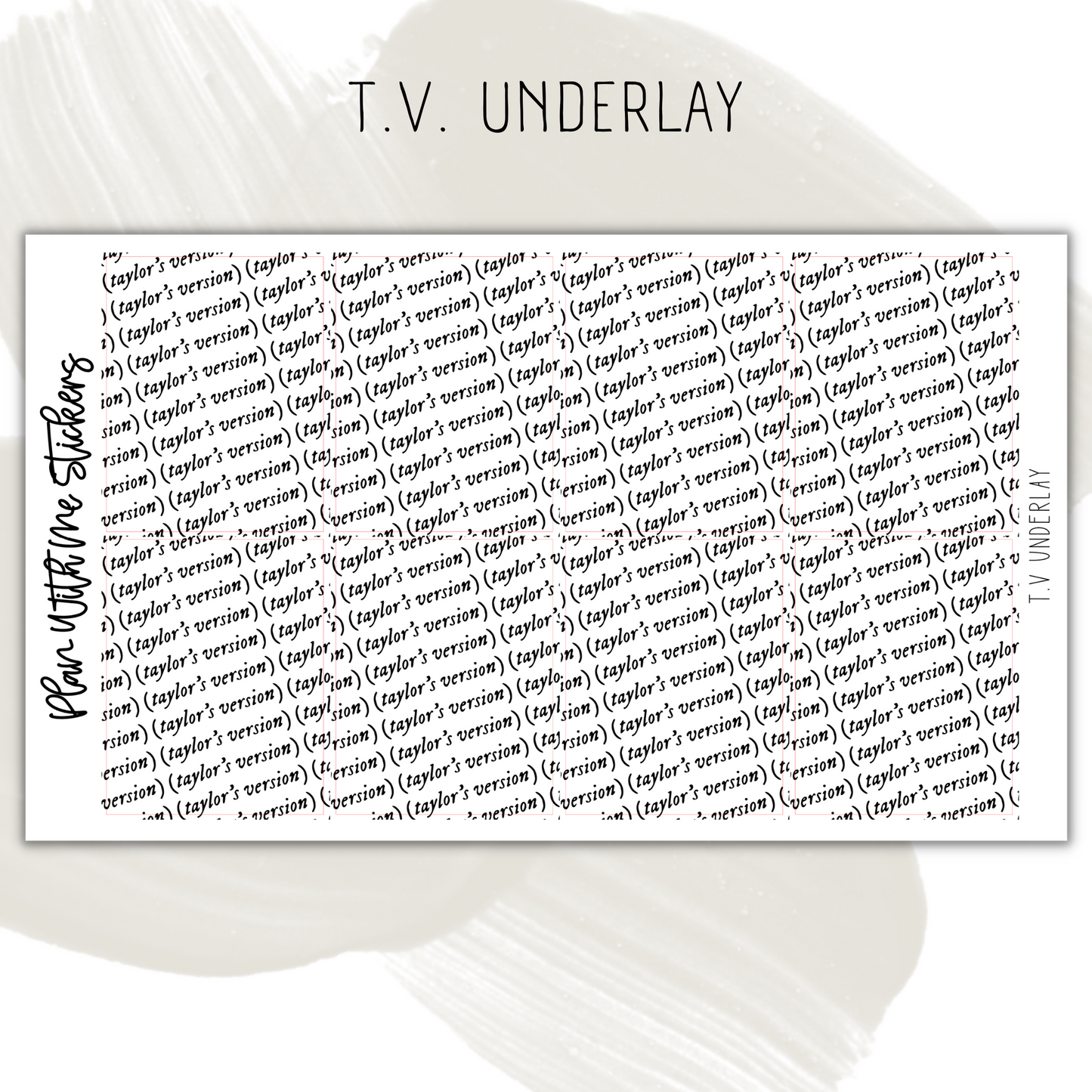 T.V. Underlay