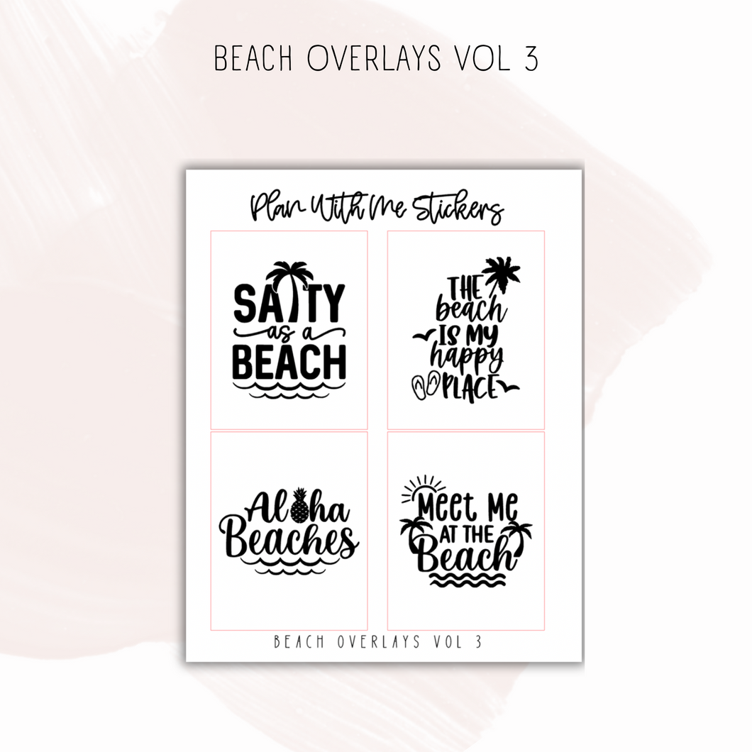 Beach Overlays Vol 3