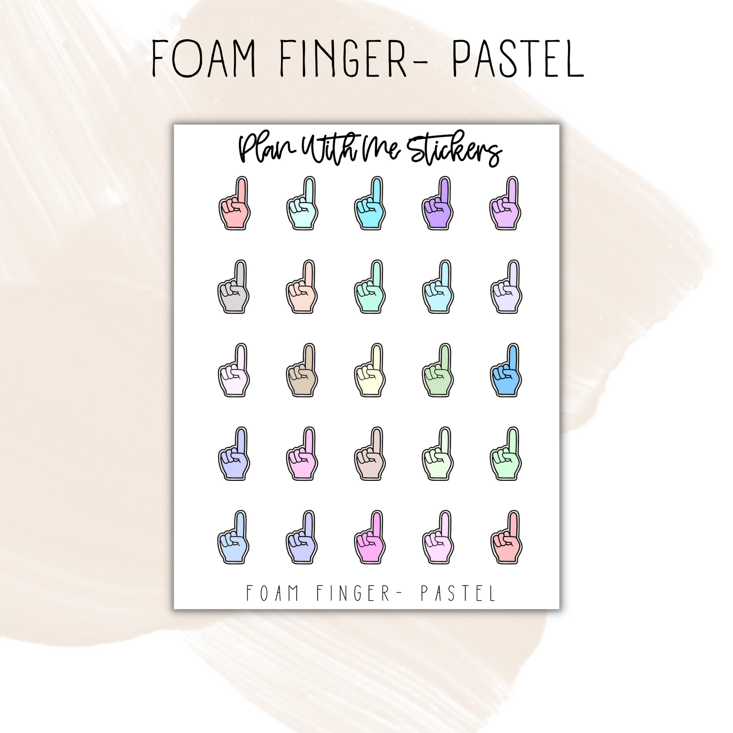 Foam Finger | Doodles