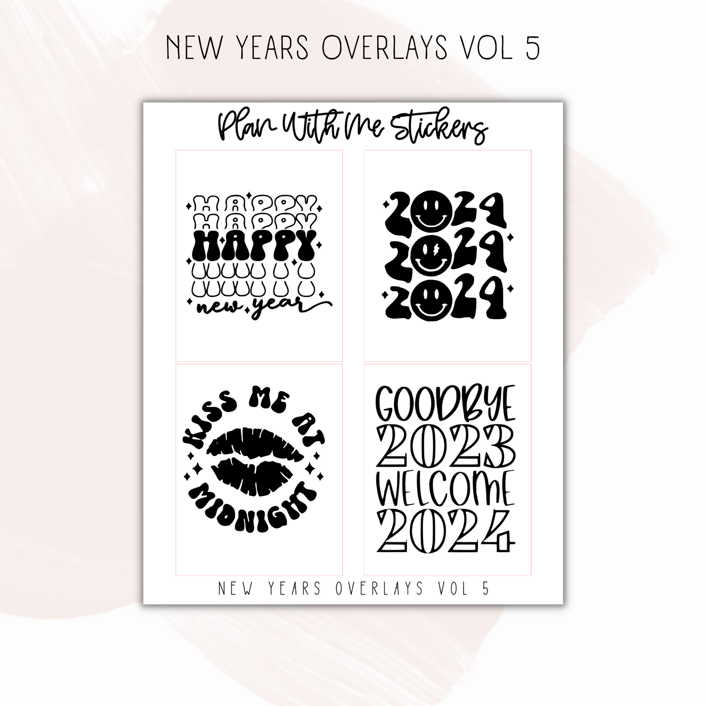 New Years Overlays Vol 5