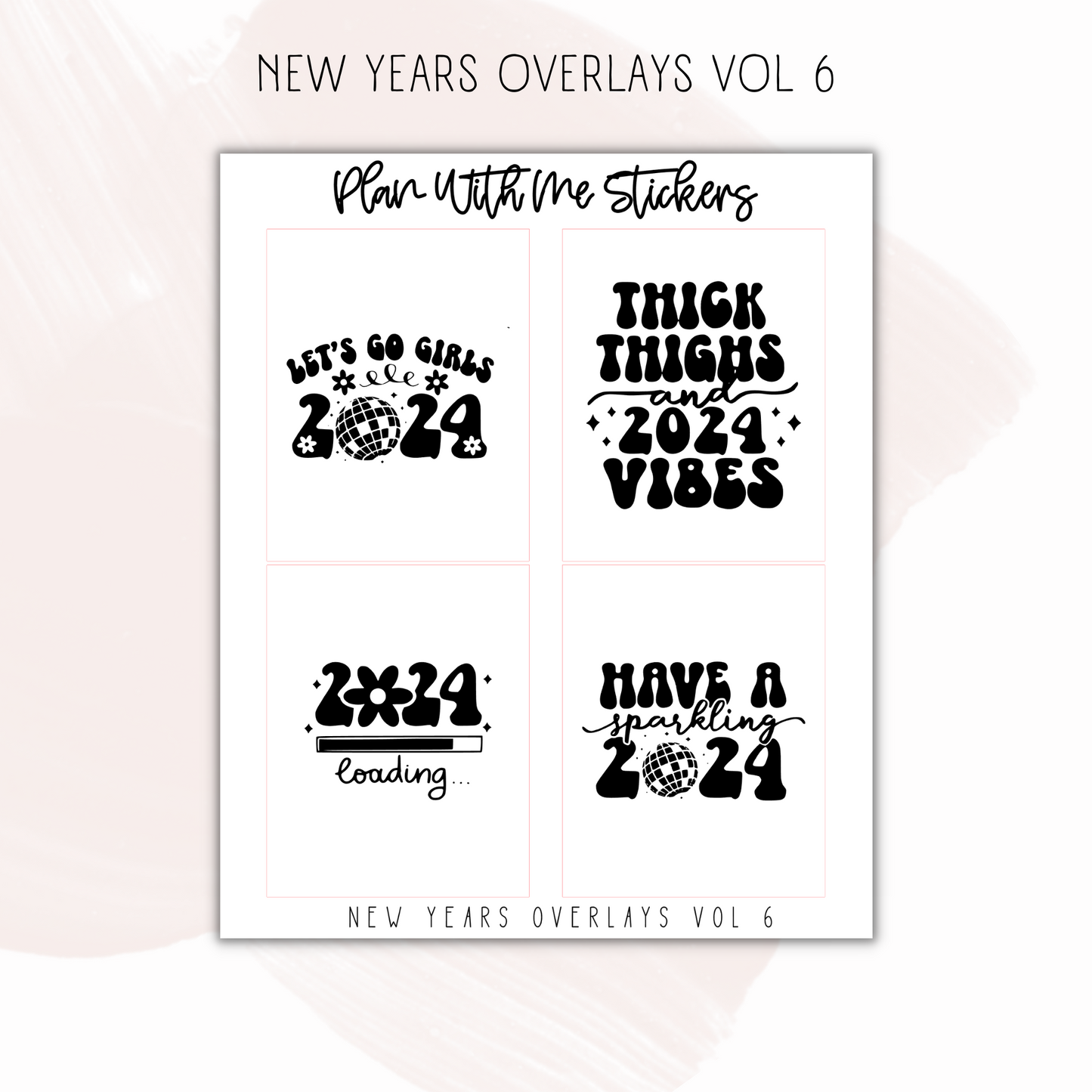New Years Overlays Vol 6