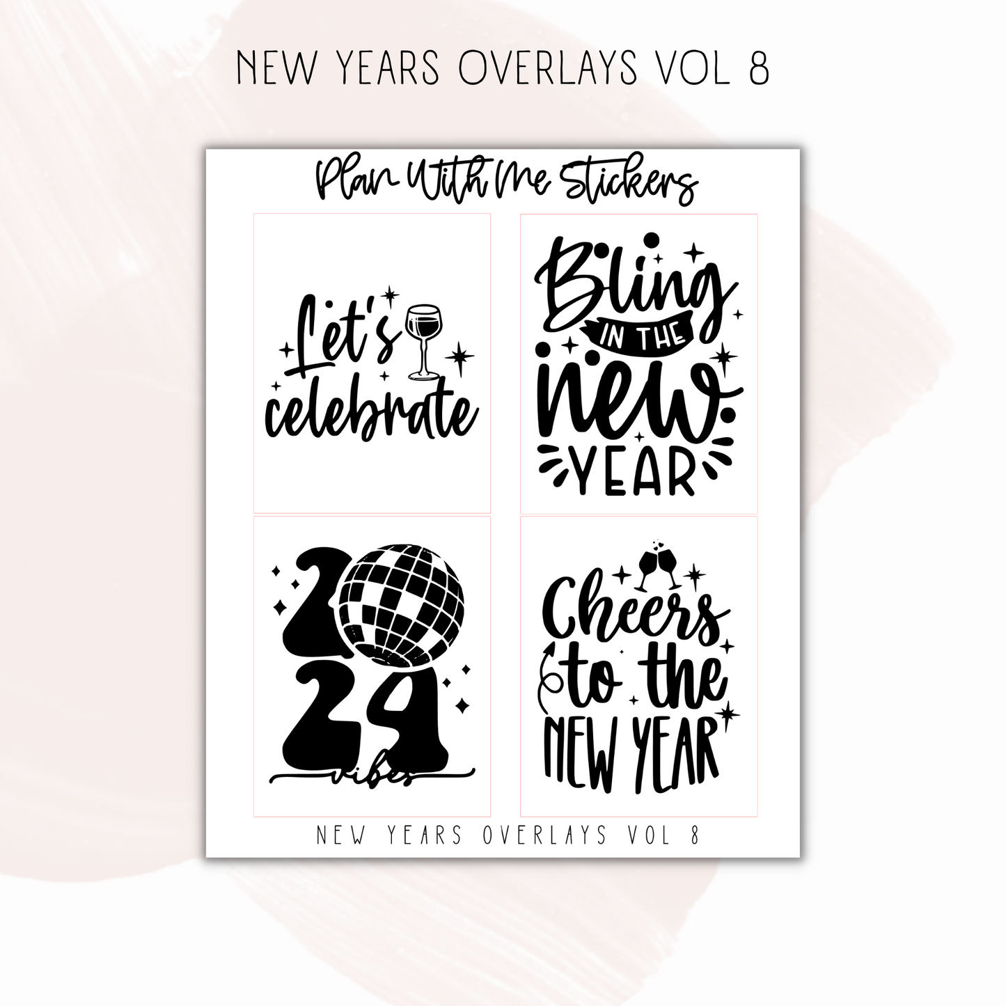 New Years Overlays Vol 8