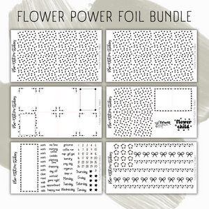 Flower Power Foil Bundle