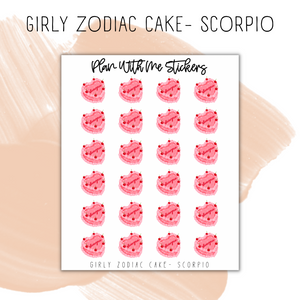 Girly Zodiac Cake | Doodles