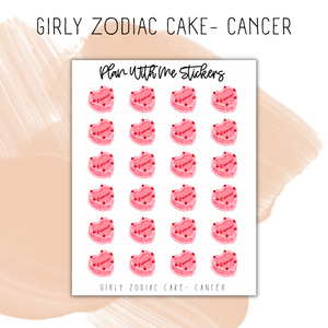 Girly Zodiac Cake | Doodles