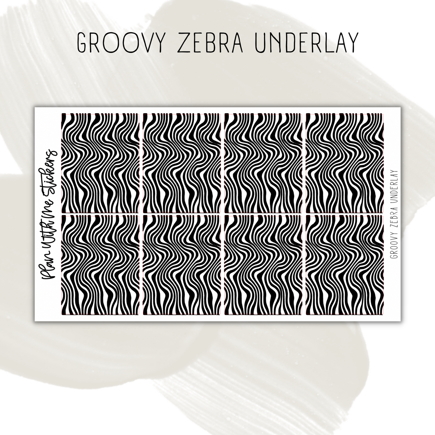 Groovy Zebra Underlay