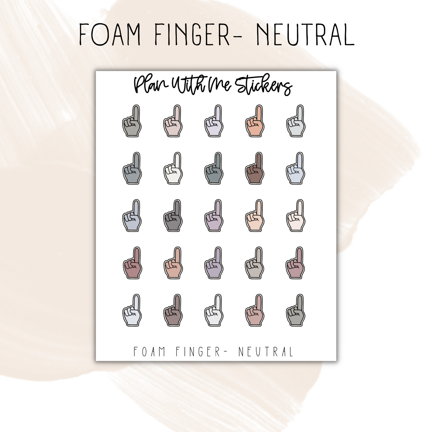 Foam Finger | Doodles